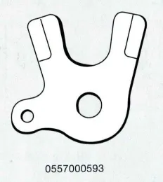 Открыватель петлителей 0557000593 для петельных машин Durkopp, Германия