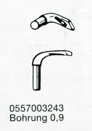 Петлитель 0557003243 для петельных машин Durkopp, Германия