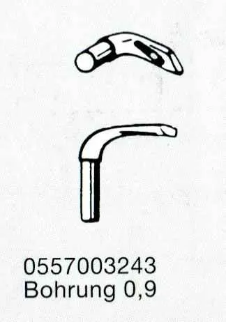 Петлитель 0557003243 для петельных машин Durkopp, Германия