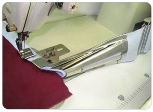 Приспособление UMA-165-D для сложения вчетверо ленты, пояс брюк