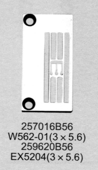 Игольная пластина 257018B56 (5,6 мм), Juki