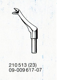 Петлитель 210513(23)/09-009617-07 для оверлоков Pegasus и Mauser, Германия