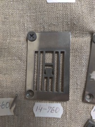 Игольная пластина 14-7600-0 для плоскошовных машин, Тайвань
