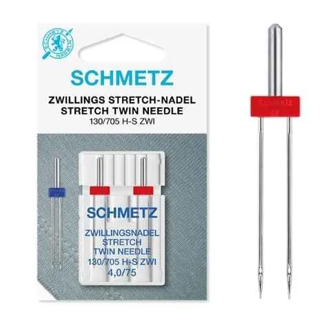 Двойная игла для трикотажа SCHMETZ 130/705 H-S ZWI 4,0