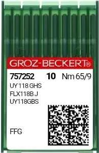 Швейная игла Groz-Beckert UY 118 GHS №65 для трикотажа