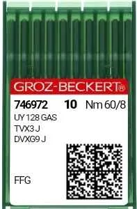 Швейная игла Groz-Beckert UY 128 GAS FFG №60 для трикотажа