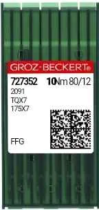 Швейная игла Groz-Beckert 2091 FFG №80 для пришивания пуговиц