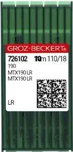 Швейная игла Groz-Beckert 190 LR для кожи