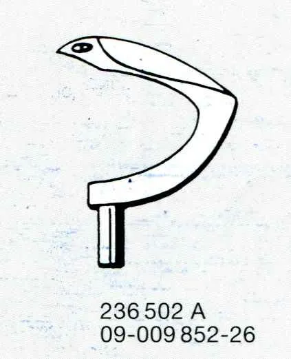 Петлитель 236502A для плоскошовных машин Pegasus, Германия