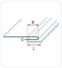 Приспособление UMA-84 8-10 мм для подачи с натяжением резины и подгибом ткани в чистый край