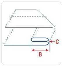 Приспособление UMA-179 22 мм для полного подворота в два раза в чистый край