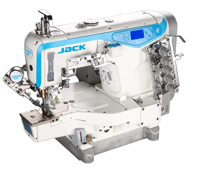 Трехигольная плоскошовная швейная машина Jack K5E-UT-01GBх356/Z