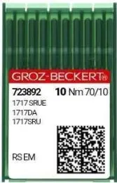 Швейная игла Groz-Beckert 1717 SRUE для потайного стежка