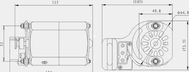 Мотор Jegon HF-1026N для бытовой швейной машины