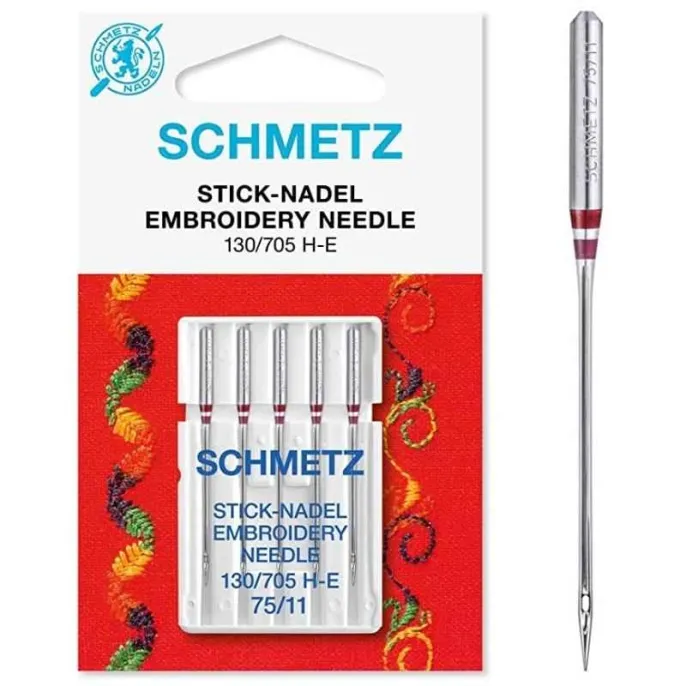 Игла для вышивания SCHMETZ 130/705 H-E EMBROIDERY №75