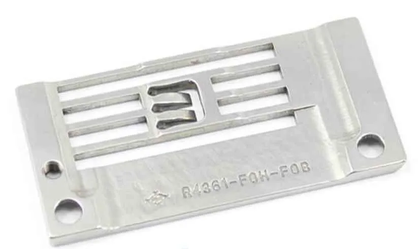 Игольная пластина R4361-FOH-FOB для плоскошовных машин, Тайвань