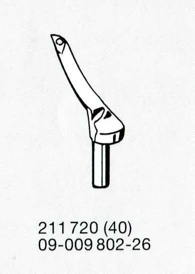 Петлитель 211720(40)/09-009802-26 для оверлоков Pegasus и Mauser, Германия