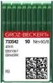 Швейная игла Groz-Beckert 459 R №60 для меха и кожи