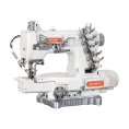 Трехигольная плоскошовная рукавная швейная машина Siruba C007KP-W122-364/CH
