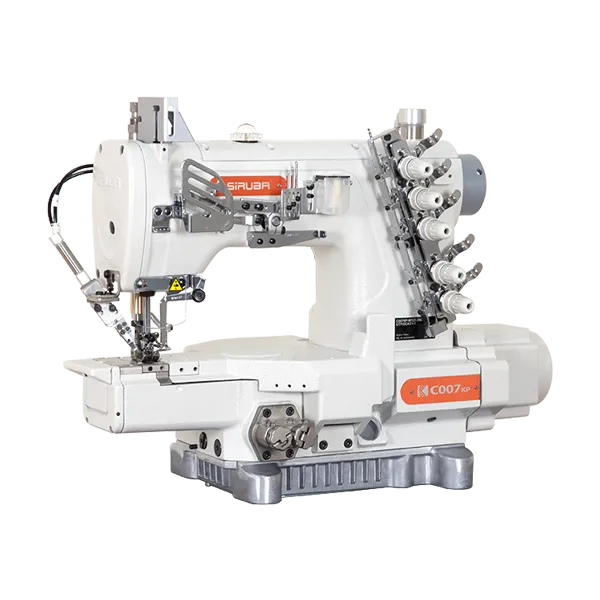 Трехигольная плоскошовная рукавная швейная машина Siruba C007KP-W122-364/CH