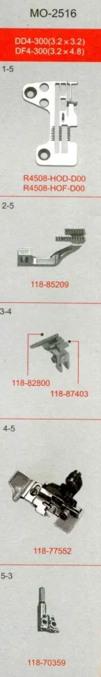 Сменный комплект Gset-2516, Тайвань