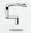 Петлитель 0195005055 для цепных машин Durkopp Adler, Германия