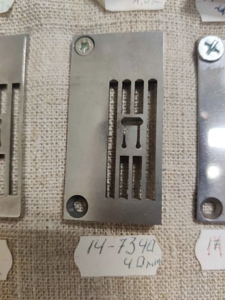 Игольная пластина 14-7340-0 для плоскошовных машин, Тайвань