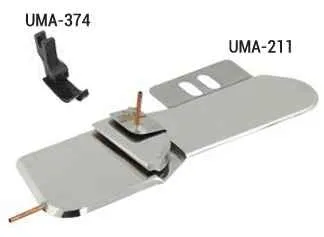 Приспособление UMA-211 для правого подворота двух левых полотен, шов кокетки 10 мм