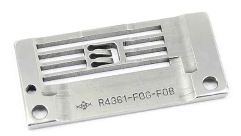 Игольная пластина R4361-FOG-FOB для плоскошовных машин, Тайвань
