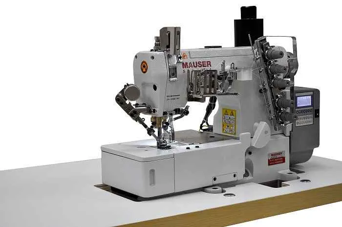 Трехигольная плоскошовная швейная машина Mauser Spezial MI5531-E3-01B56/31