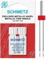 Двойная игла для декоративных работ SCHMETZ 130 MET ZWI 2,5 METALLIC №80