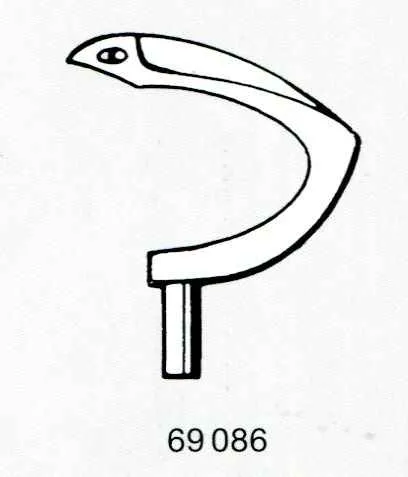 Петлитель 69086 для машин цепного стежка Yamato, Германия