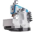 Трехигольная плоскошовная швейная машина Jack W4-D-05CB (6,4 мм)
