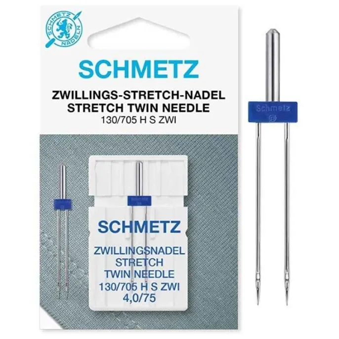 Двойная игла для трикотажа SCHMETZ 130/705 H-S ZWI 4,0 №75