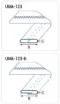 Приспособление UMA-123 20/25-10 для сложения ленты или бейки с подгибкой краев, шлевка/лампас